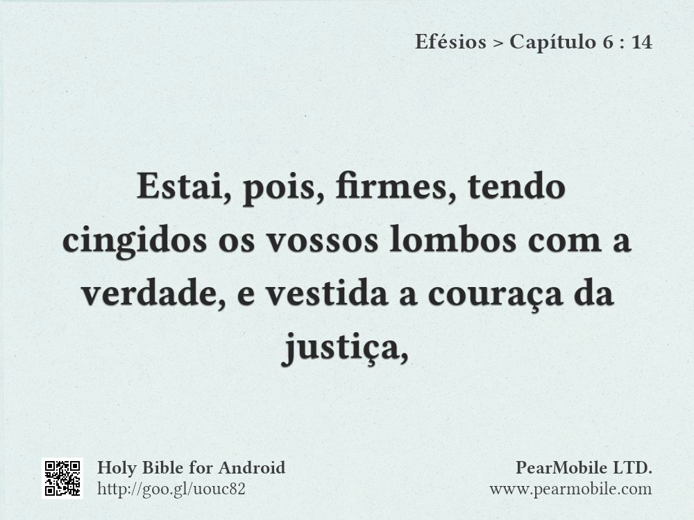 Efésios, Capítulo 6:14